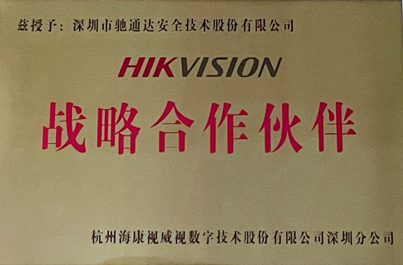 HIKVISION戰(zhàn)略合作伙伴